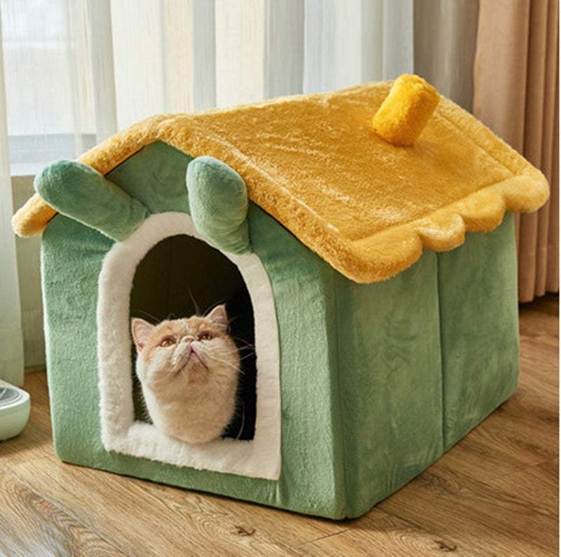 Warm House Type Enclosed Cat Litter