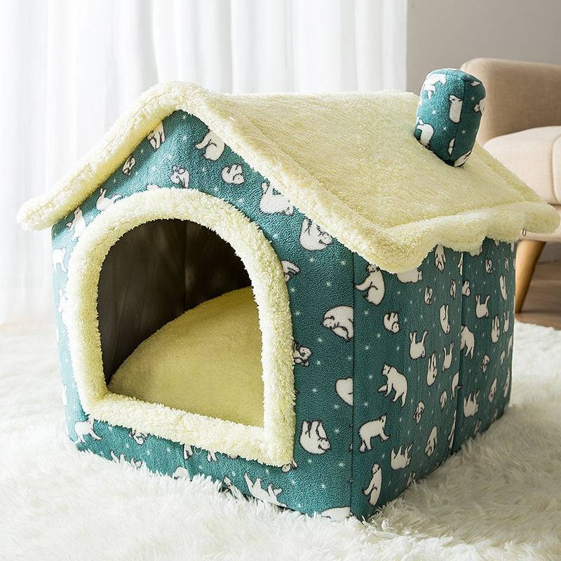 Warm House Type Enclosed Cat Litter