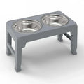 Elevated Dog Feeder Dogs Bowls Adjustable Raised Stand