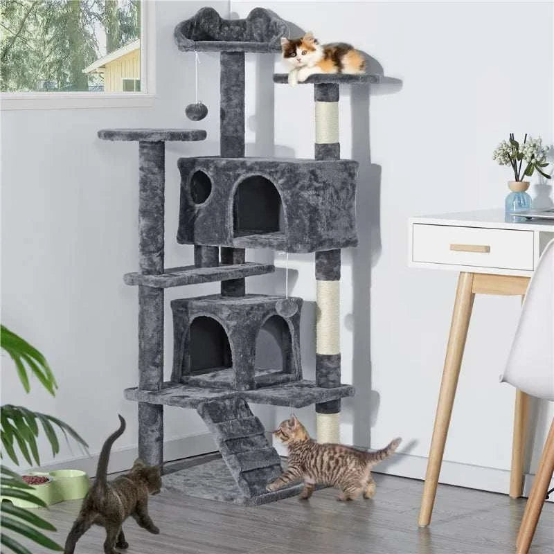 Cat Tree with Scratching Post Tower