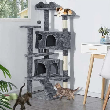 Cat Tree with Scratching Post Tower