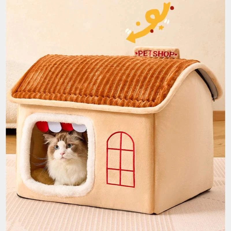 Winter Foldable Pet House Suitable for Puppies