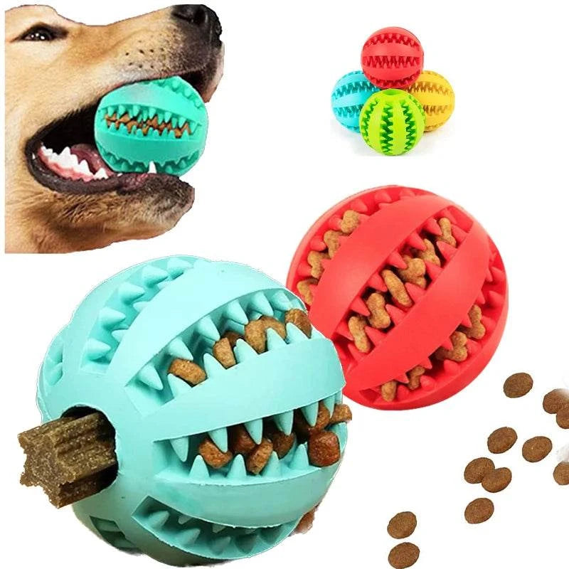 Dog Toy Ball Interactive Rubber Balls Puppy Chewing Toys