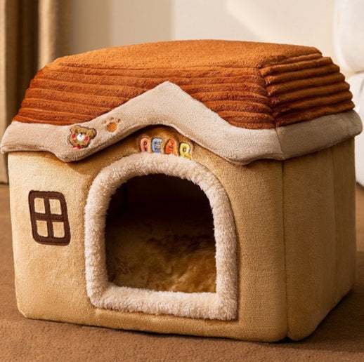 Foldable Dog House Pet Cat Bed